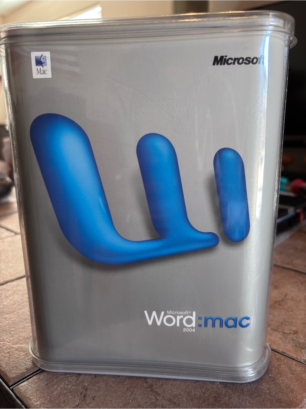 Vintage Microsoft Word:Mac 2004 - Rare Standalone Clamshell Edition Open Box